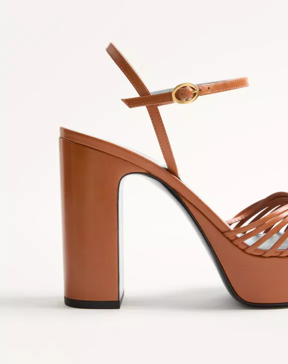 Valentino Sandal Royal Platform Sandal In Kidskin 115Mm - Image 2